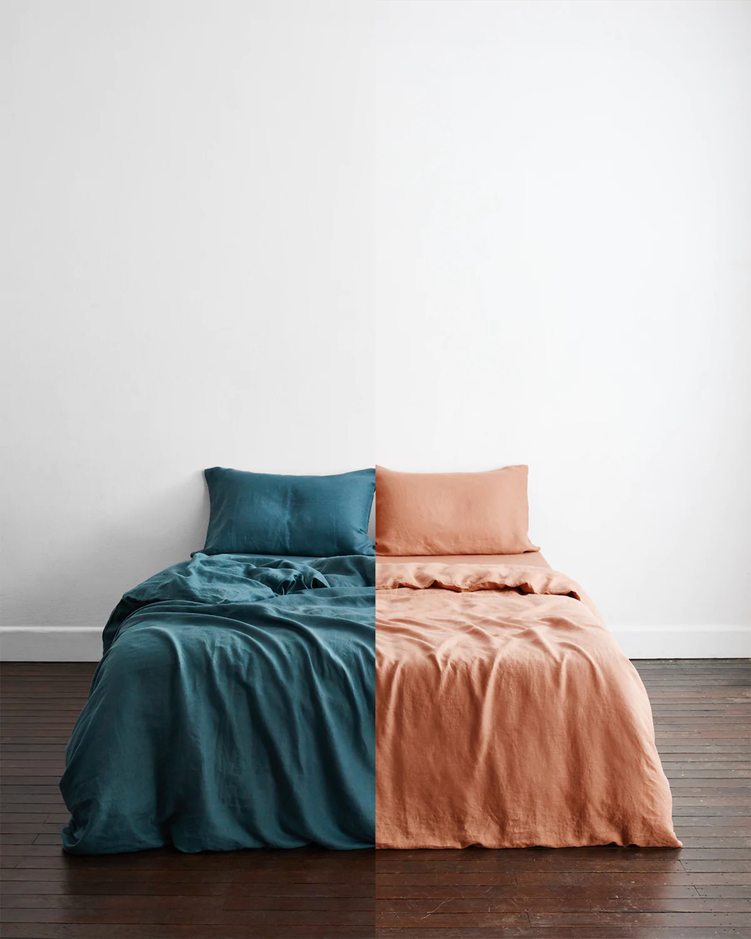 twotone bed linen